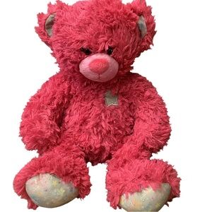 Build A Bear Friends Count Pink Plush BFF Stuffed Animal Doll Stars Toy Teddy
